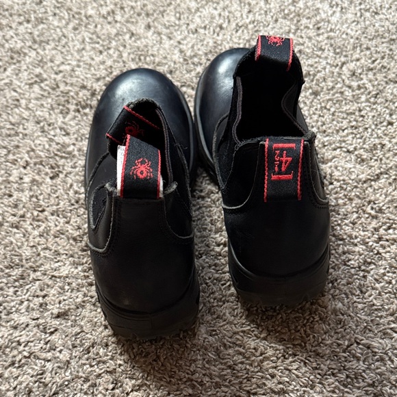 Redback Black Leather Boots - Picture 3 of 5